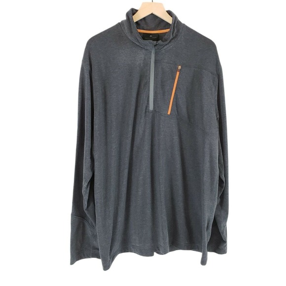 Basin And Range Men’s SIZE XL Gray Pullover Casual Long Sleeve Pocketed - Picture 9 of 9